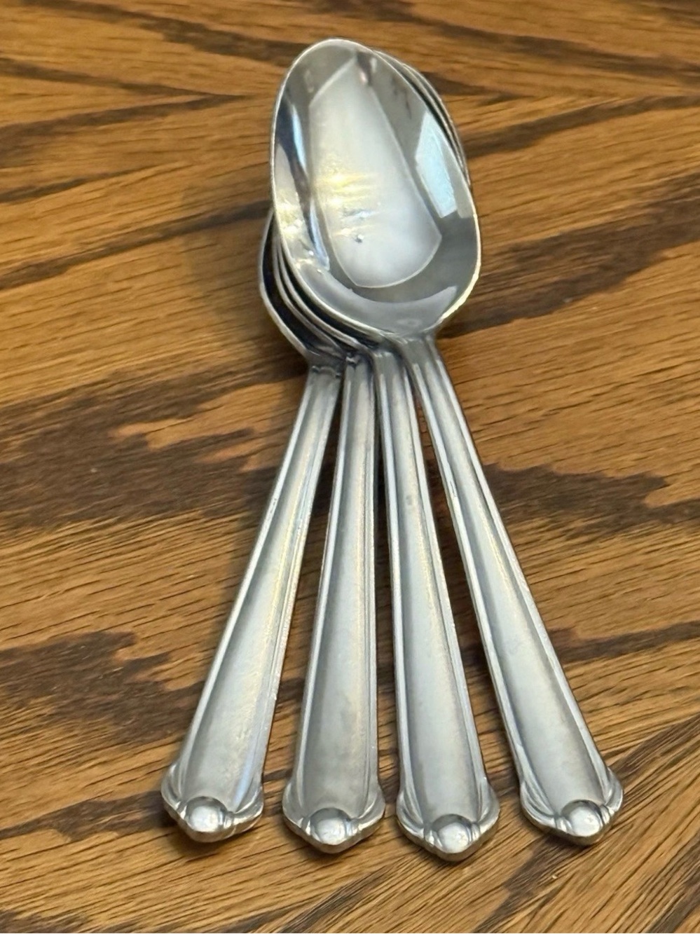 Mikasa CLASSICO SATIN Gerald Patrick 4 Teaspoons Stainless Flatware 6 1/4”